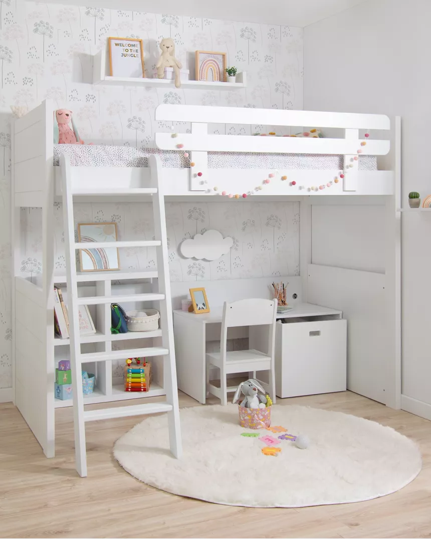 Beliche linear para camas em L - BASE