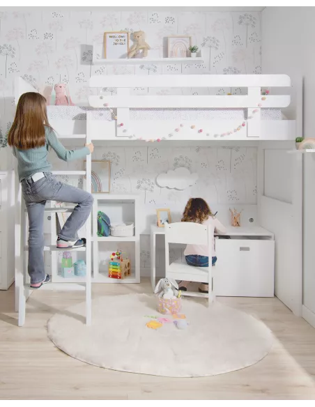 Beliche linear para camas em L - BASE