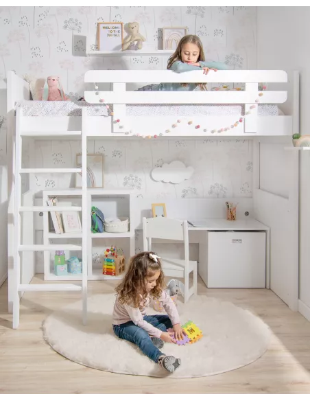 Beliche linear para camas em L - BASE