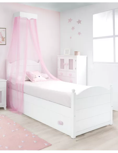 Dossel infantil com mosquiteira