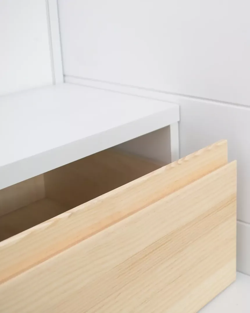 Escada com gavetas para camas