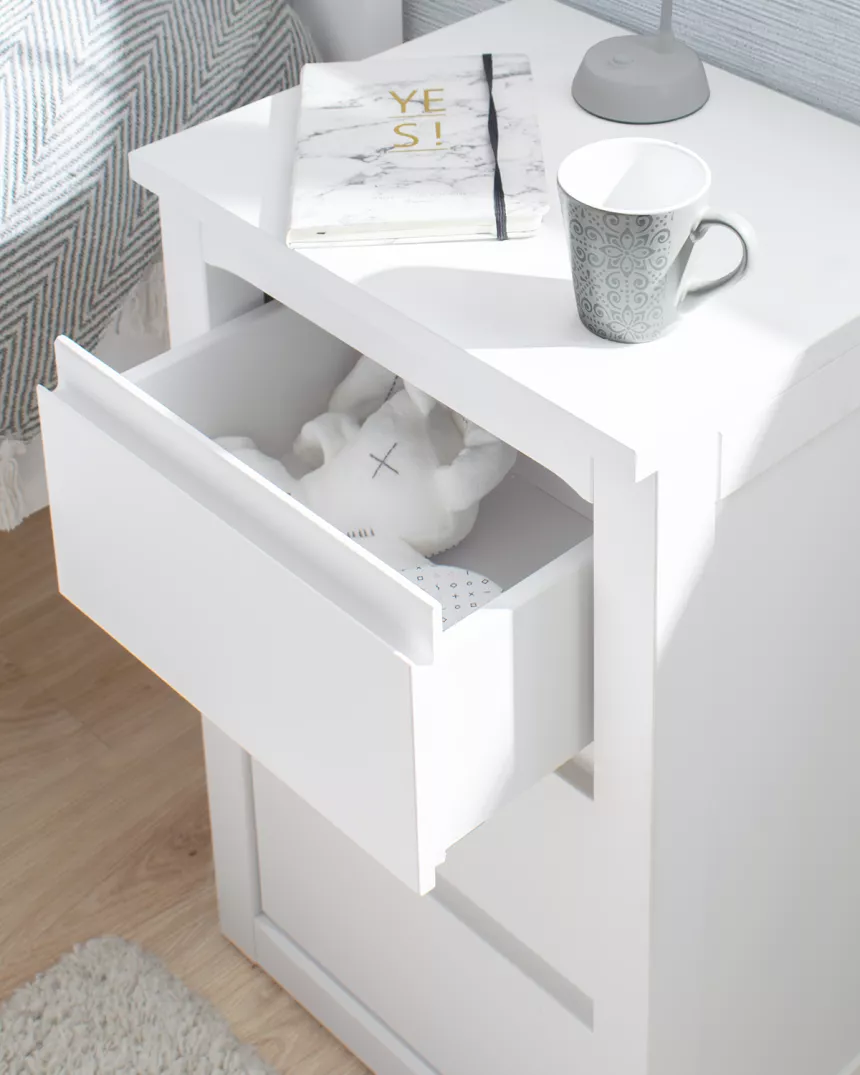 Mesinha de cabeceira Juvenil de 3 Gavetas - Lineal - Entrega gratuita