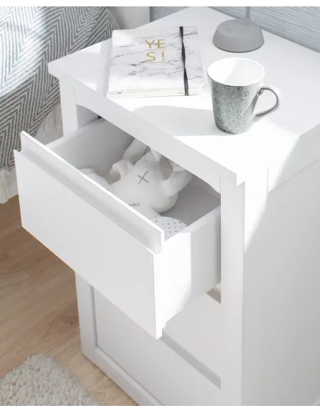 Mesinha de cabeceira Juvenil de 3 Gavetas - Lineal - Entrega gratuita