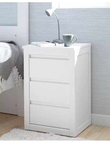 Mesinha de cabeceira Juvenil de 3 Gavetas - Lineal - Entrega gratuita