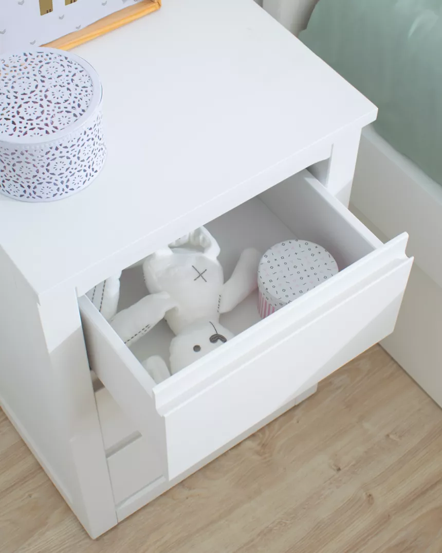 Mesinha de cabeceira Juvenil de 3 Gavetas - Lineal - Entrega gratuita