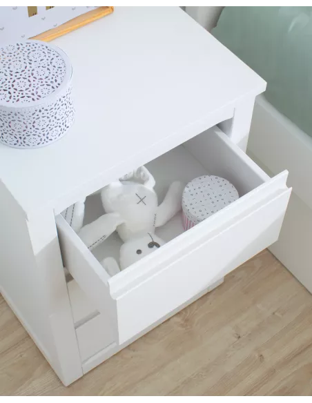 Mesinha de cabeceira Juvenil de 3 Gavetas - Lineal - Entrega gratuita