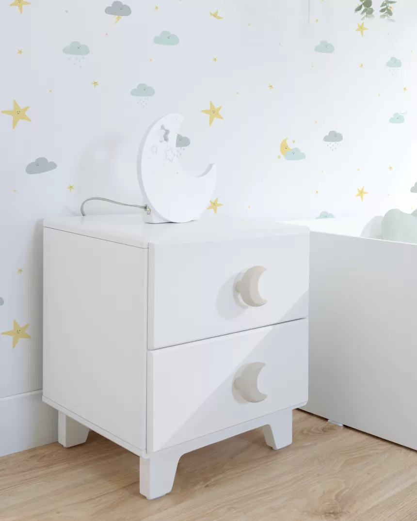 Mesa de cabeceira piccolo com pés - Entrega gratuita 2