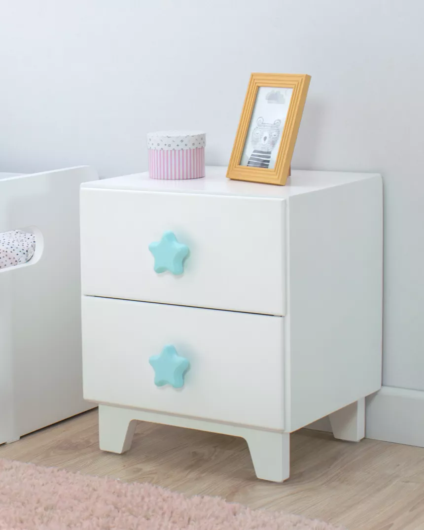 Mesa de cabeceira piccolo com pés - Entrega gratuita