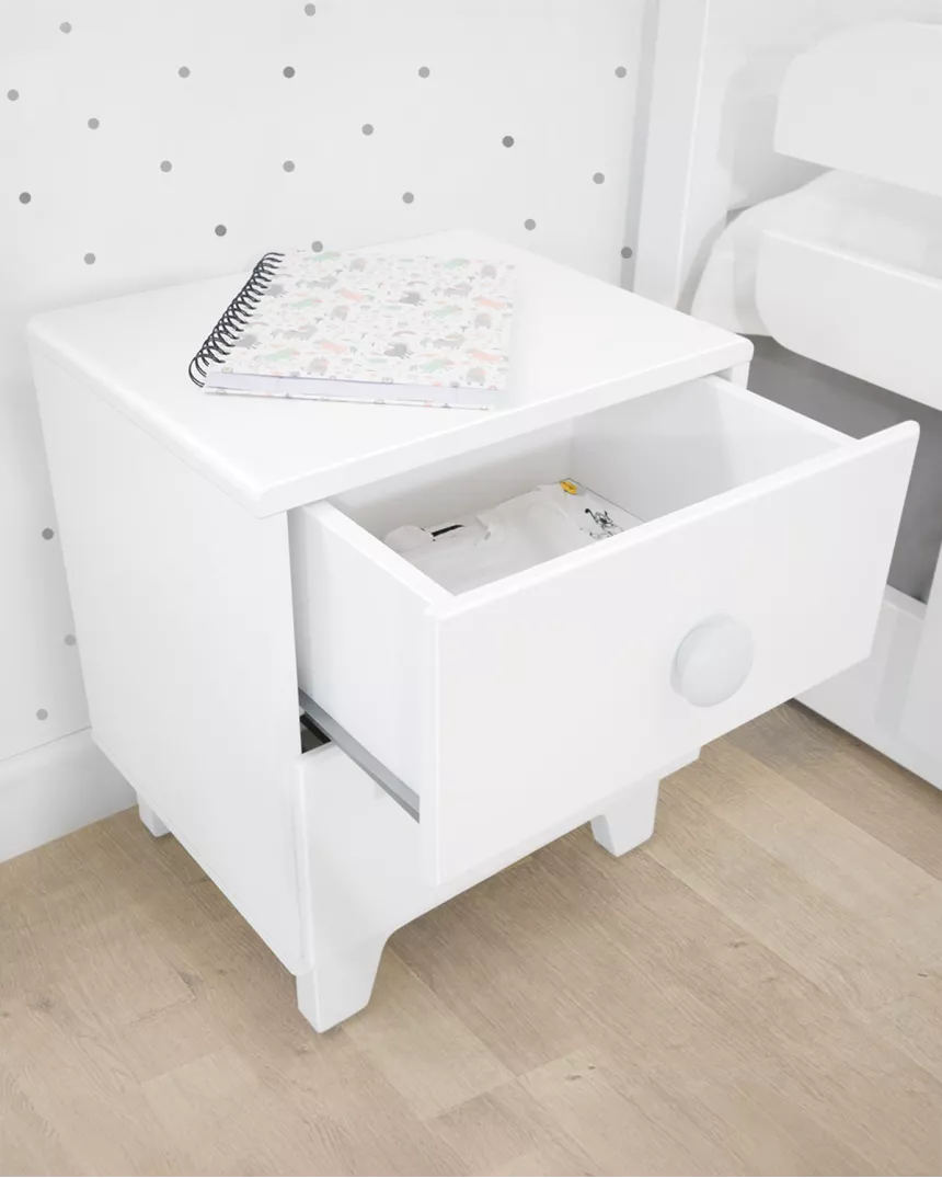 Mesa de cabeceira piccolo com pés - Entrega gratuita