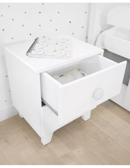 Mesa de cabeceira piccolo com pés - Entrega gratuita