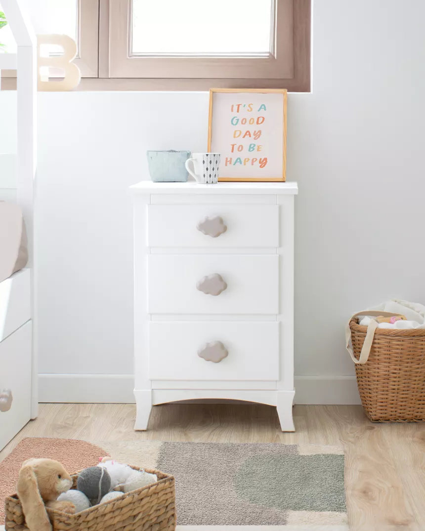 Mesa de cabeceira infantil com gavetas - Entrega gratuita 2