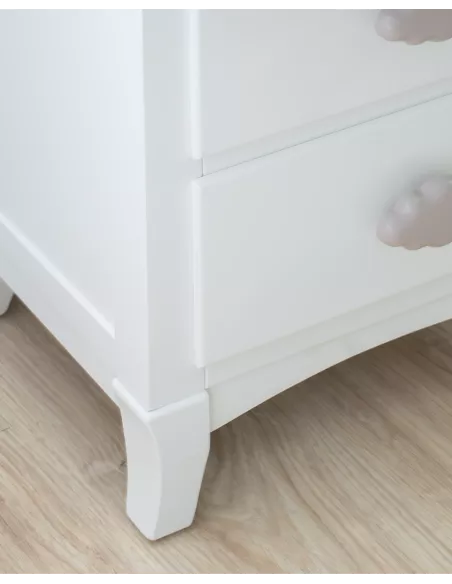 Mesa de cabeceira infantil com gavetas - Entrega gratuita