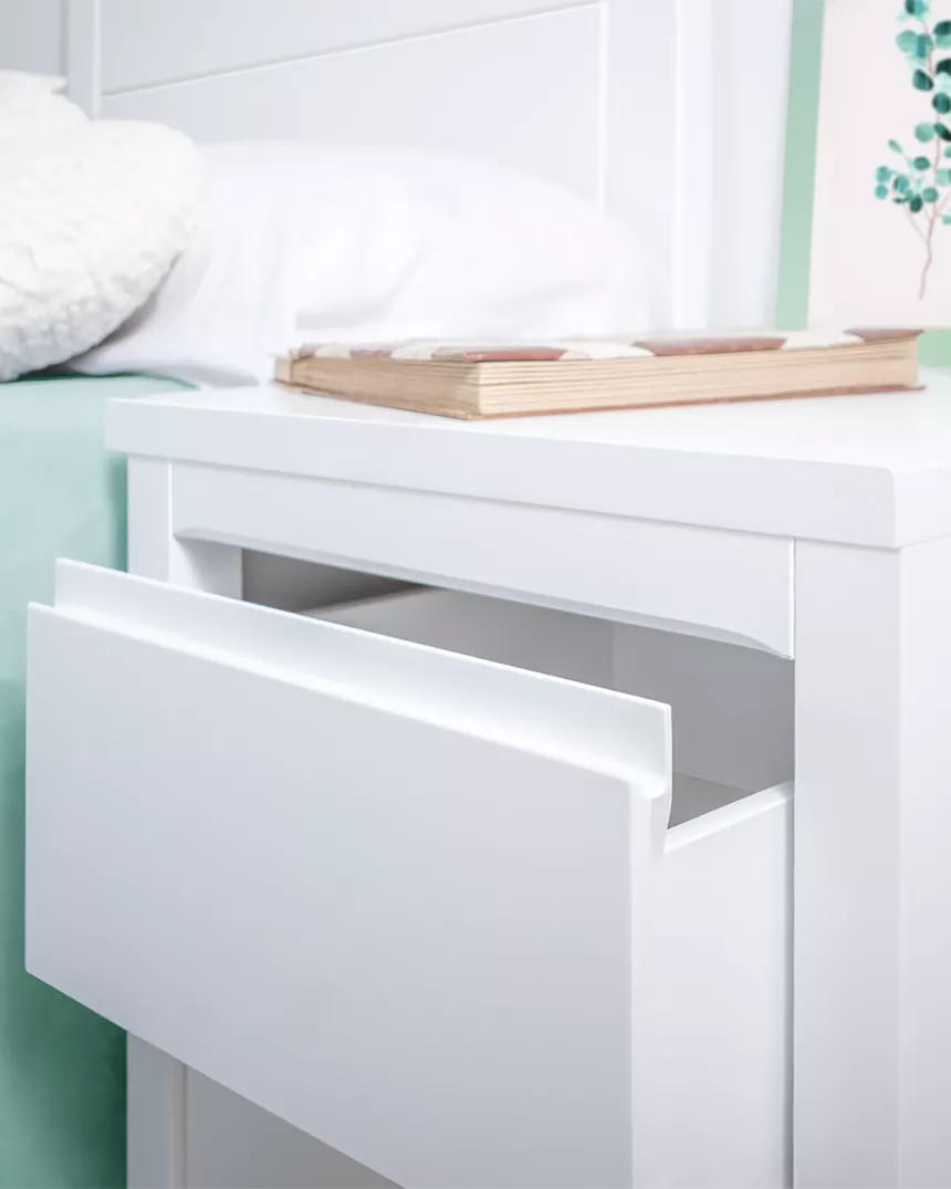 Mesa de cabeceira juvenil com gavetas lineal - Envio gratuito 2