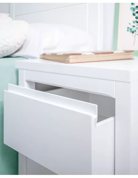 Mesa de cabeceira juvenil com gavetas lineal - Envio gratuito