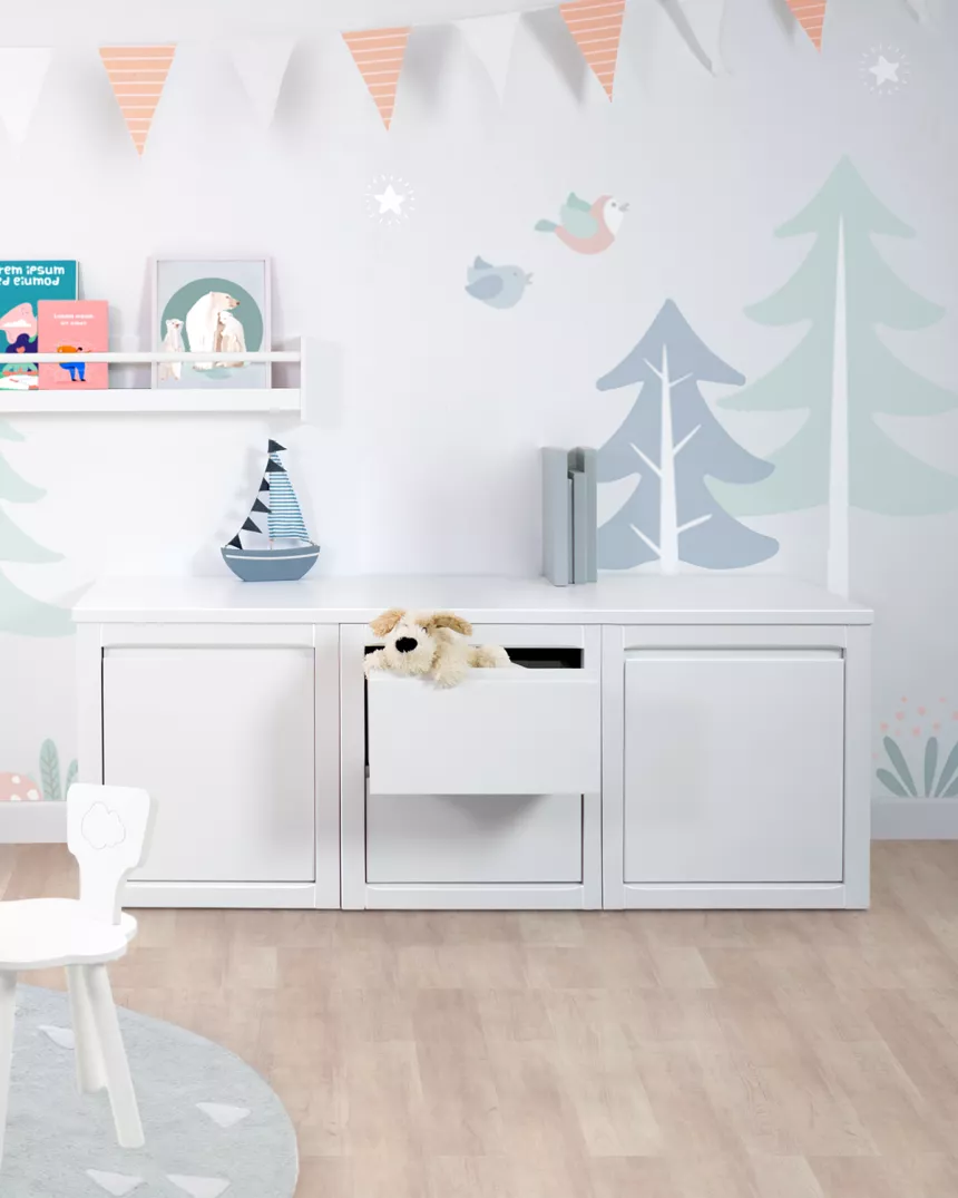 Aparador triplo. Lineal - Entrega gratuita