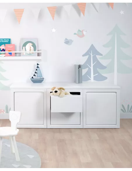 Aparador triplo. Lineal - Entrega gratuita