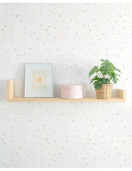 Estante Lineal de madeira -