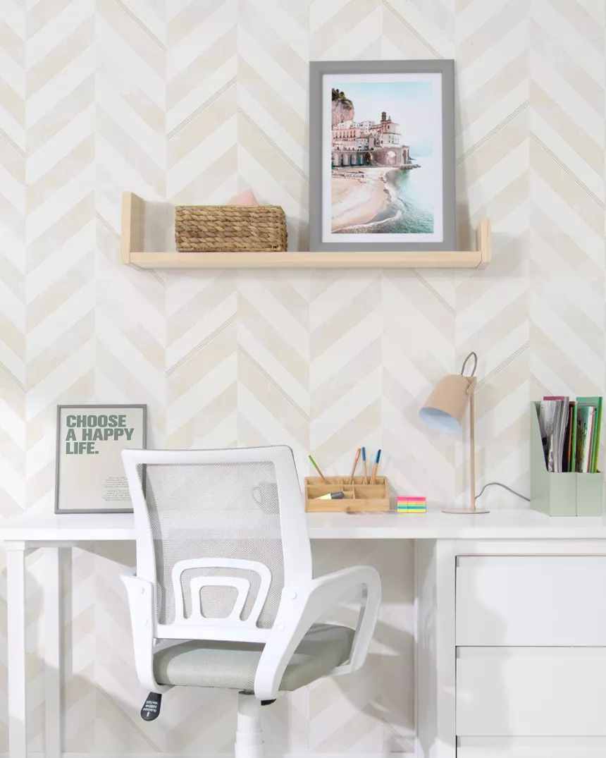 Estante Lineal de madeira -