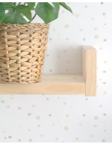 Estante Lineal de madeira -