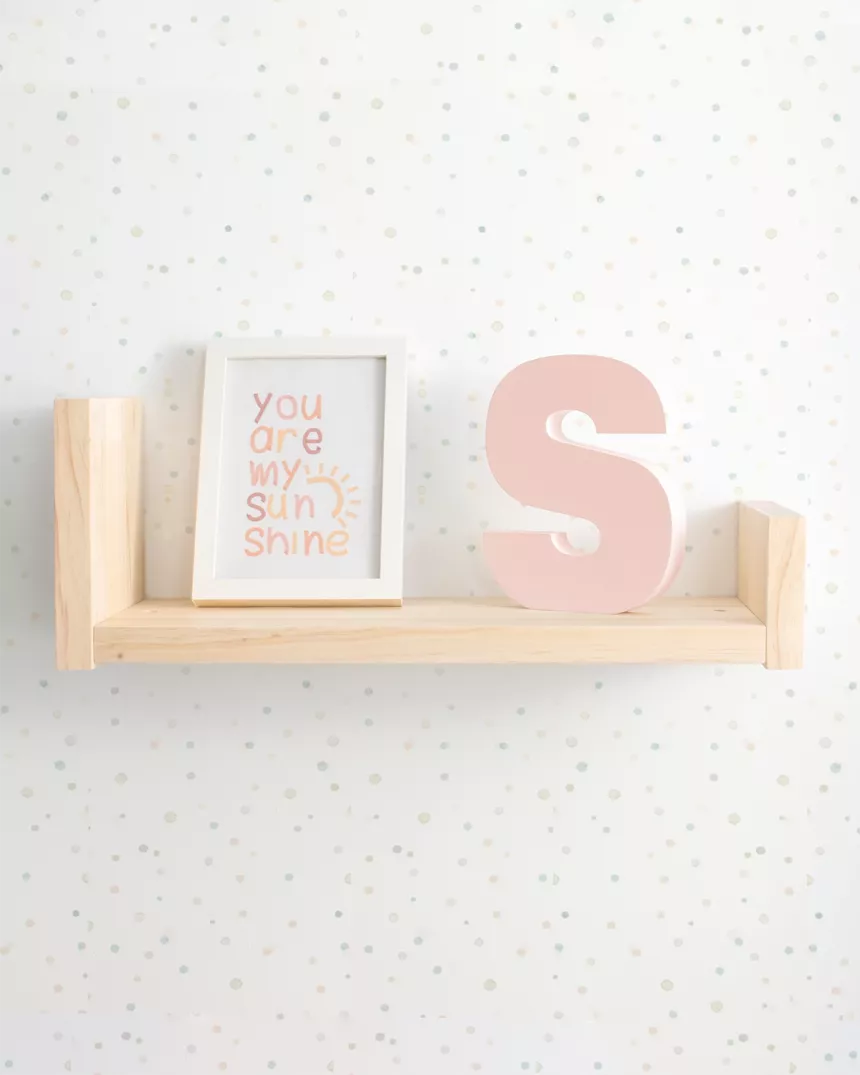 Estante Lineal de madeira -