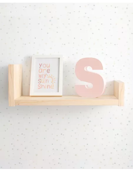 Estante Lineal de madeira -