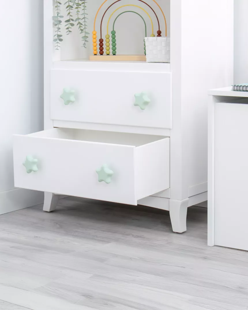 Estante infanto juvenil com gavetas - Entrega gratuita