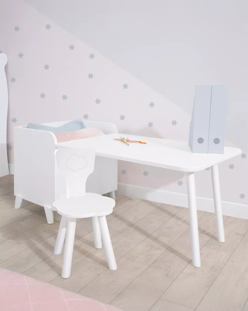 Secretária com porta jogos montessori - Entrega gratuita