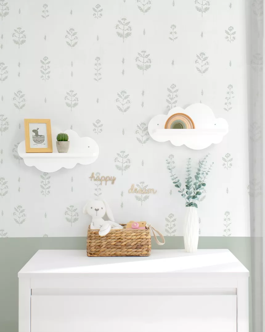 Estante nuvem branca