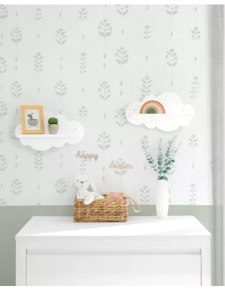 Estante nuvem branca