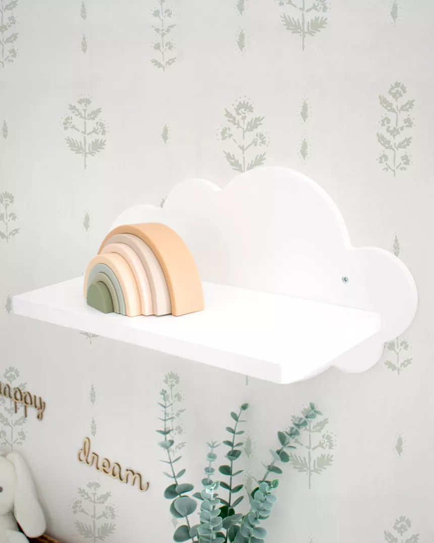 Estante nuvem branca