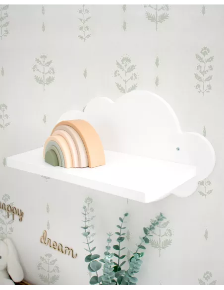Estante nuvem branca