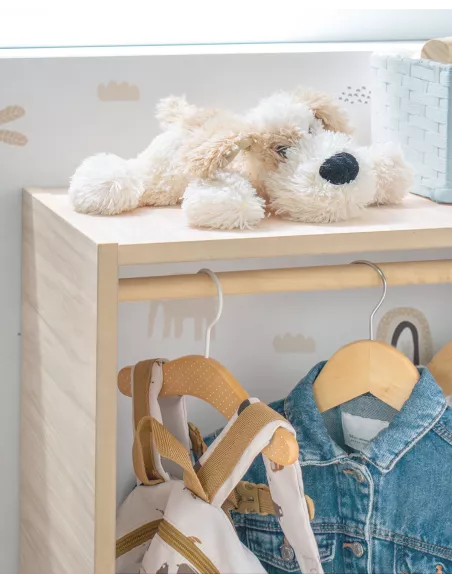 Armário de madeira para crianças Montessori