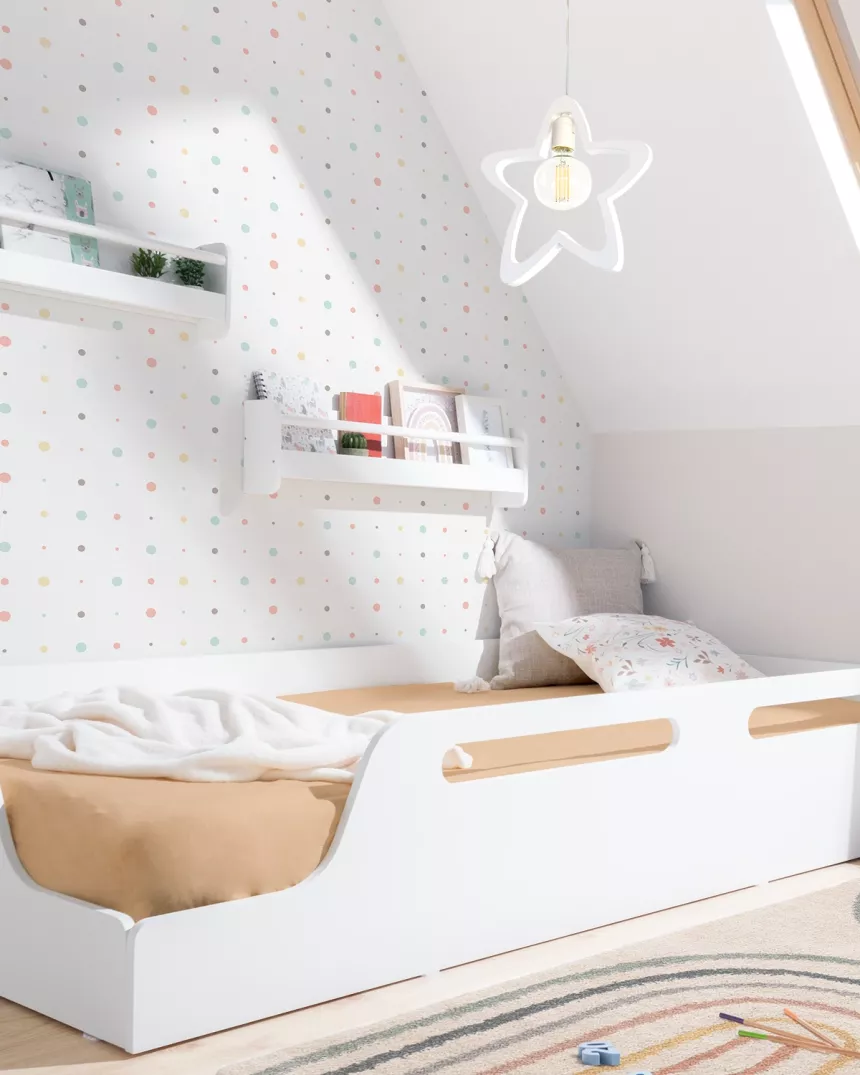 Candeeiro de teto infantil estrela