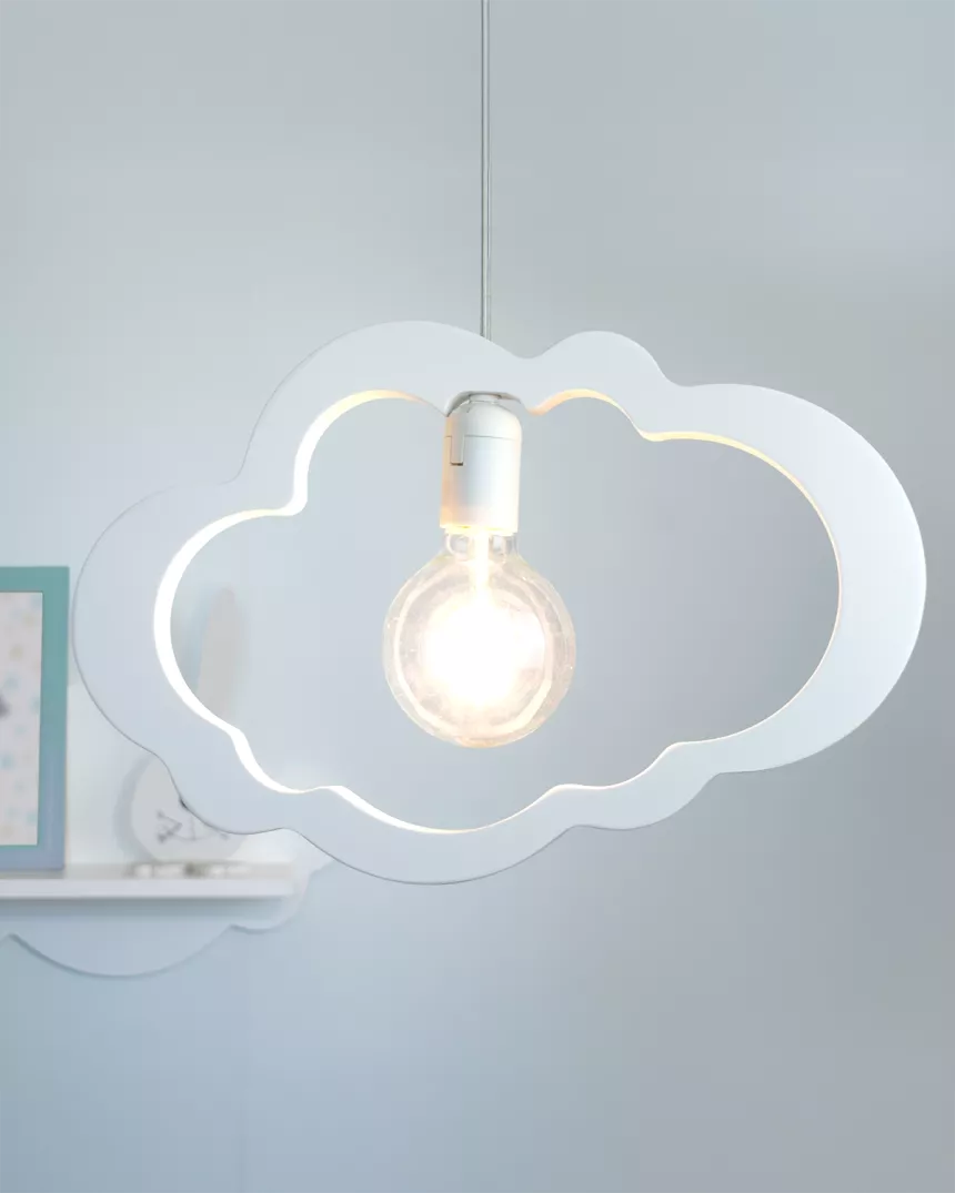 candeeiro de teto nuvem