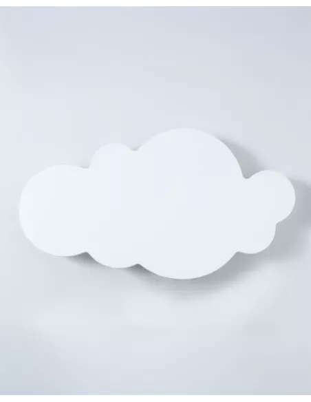 Candeeiro de parede LED infantil Nuvem Branca