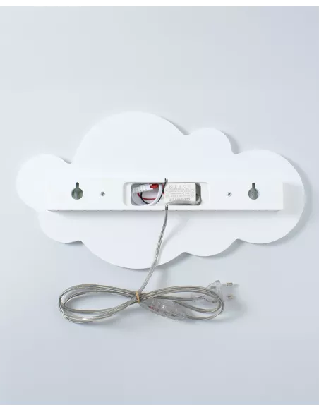 Candeeiro de parede LED infantil Nuvem Branca