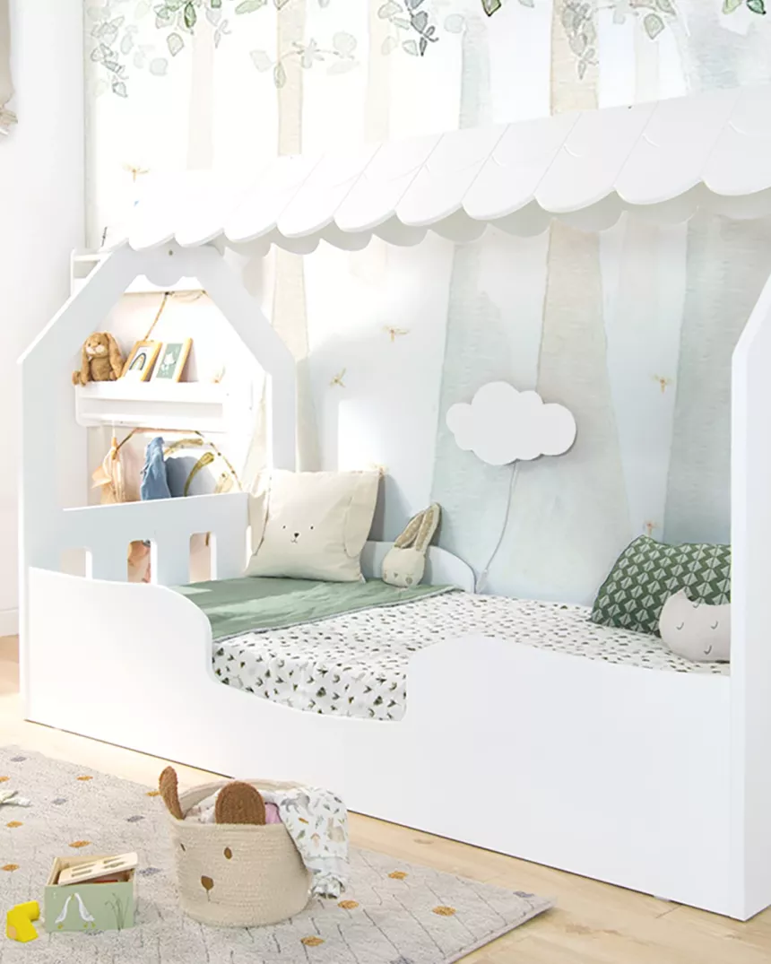 Candeeiro de parede LED infantil Nuvem Branca 2