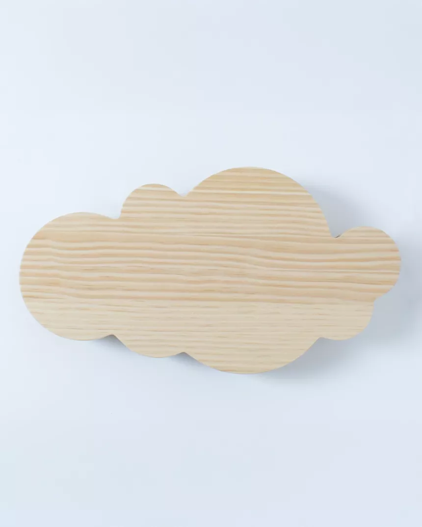 Candeeiro de parede LED infantil Nuvem Natural