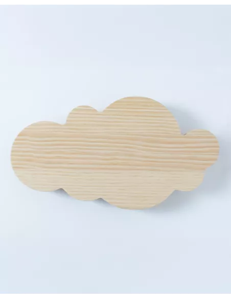 Candeeiro de parede LED infantil Nuvem Natural