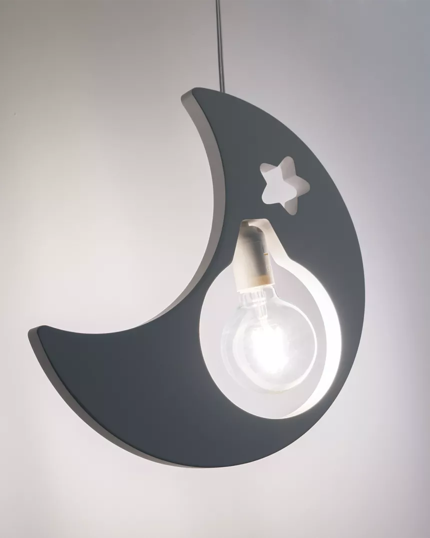 Candeeiro pendente infantil Moon
