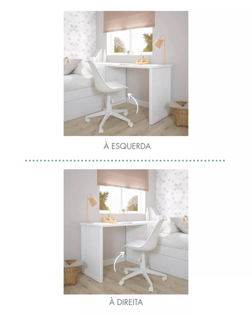 secretária com gaveteiro-entrega gratuita