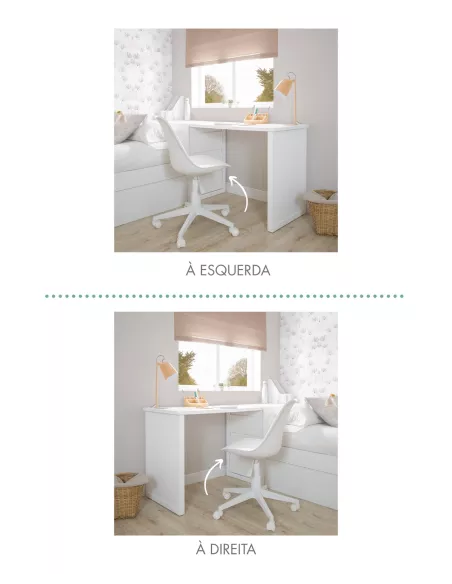 secretária com gaveteiro-entrega gratuita