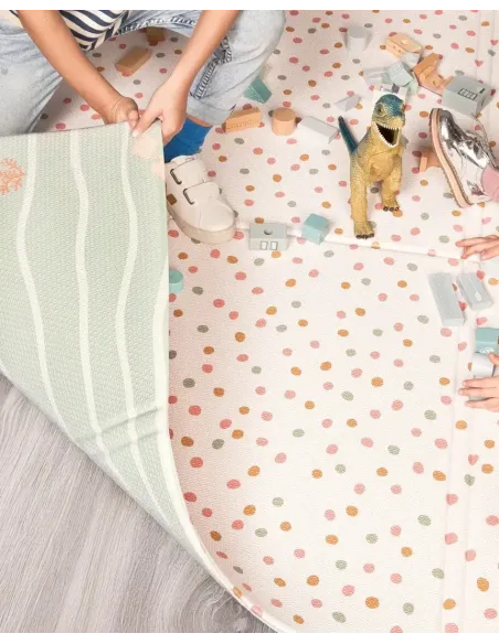 Tapete infantil para crianças reversível