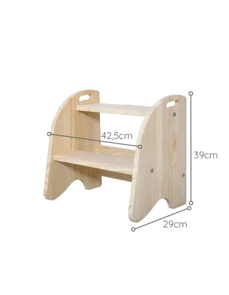 Escada infantil de madeira