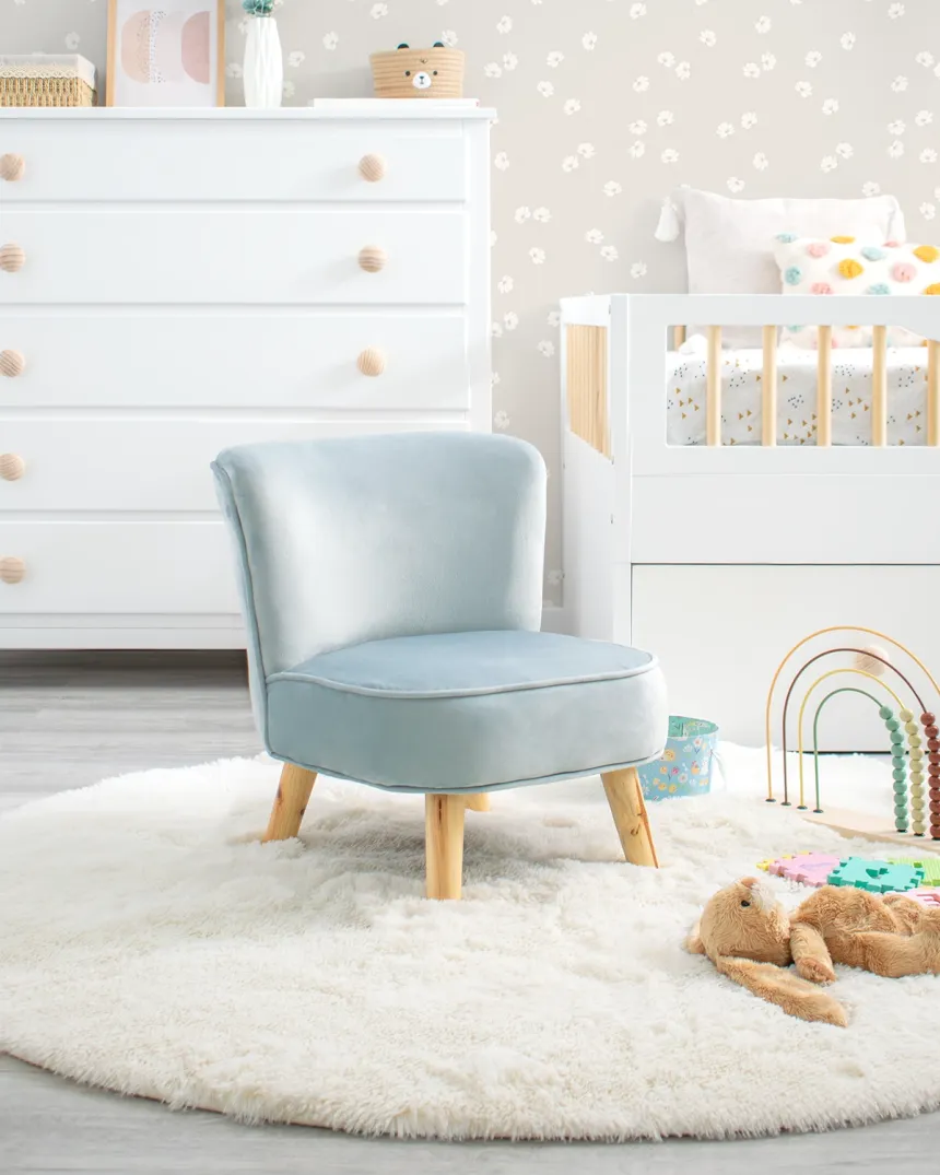 Poltrona infantil para crianças – Azul