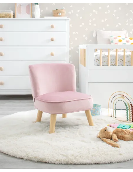 Poltrona infantil para crianças – Rosa