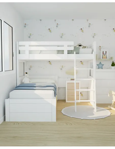 Desenho quarto infanto juvenil em 3D