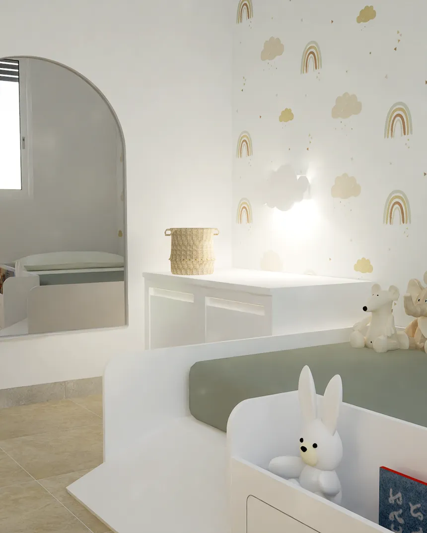 Desenho quarto infanto juvenil em 3D