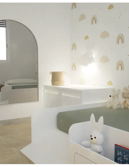 Desenho quarto infanto juvenil em 3D