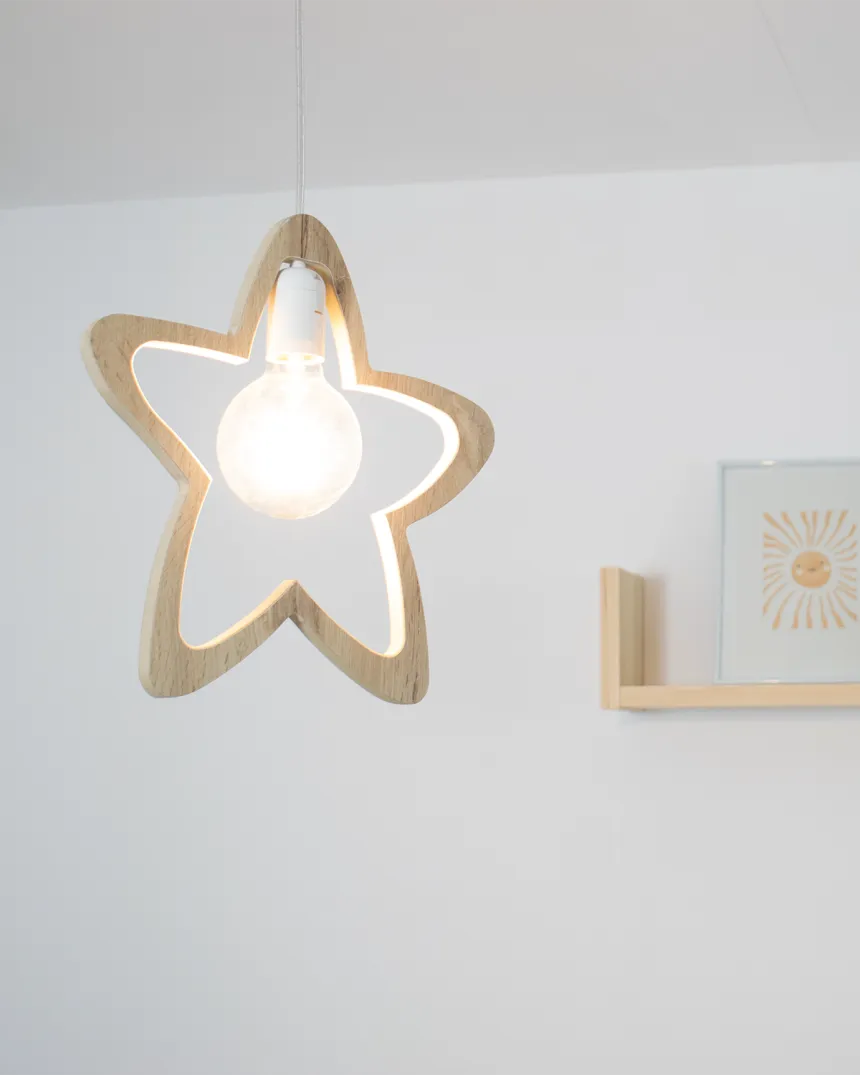 Candeeiro Pendente Infantil Star - Básico